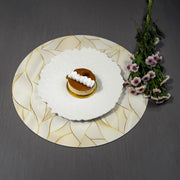 Golden Leaves Table Placemats - Round